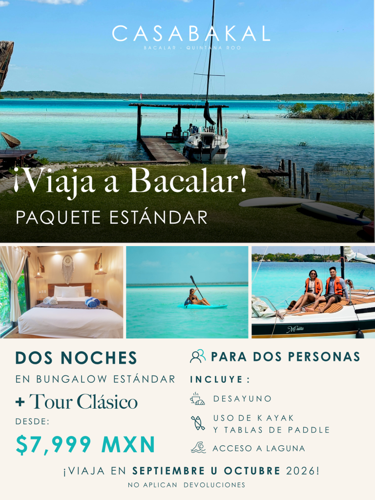 3 Hotel en Bacalar CASABAKAL